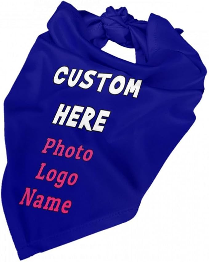 Custom Pet Scarf Dog Bandana, Personalized Triangle Bib Suitable - Image 4
