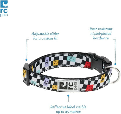 RC Pets 1 Inch Adjustable Dog Clip Collar, Pineapple Parade - Image 4