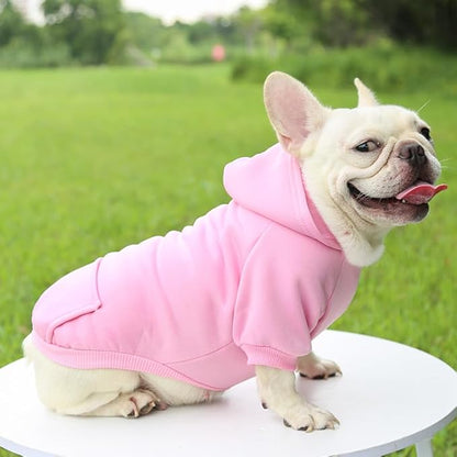 TAPBULL Dog Dresses, Fashionable Pet Dog Sweatshirt Clothes in Light Colors - Image 4