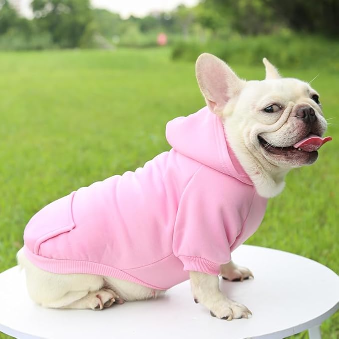 TAPBULL Dog Dresses, Fashionable Pet Dog Sweatshirt Clothes in Light Colors - Image 4