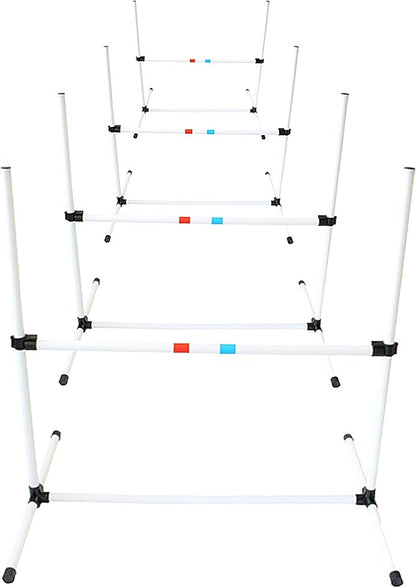 Midlee Dog Agility Bar Jumps- Set of 4 Jumps by MidleeDesigns