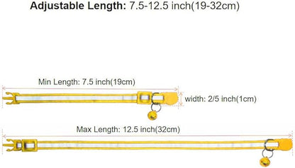 3 Pack Reflective and Breakaway Cat Collars - Image 2
