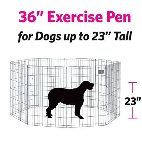 MidWest Homes for Pets 36-Inch Exercise Pen, for Indoor and Outdoor Use - Image 7