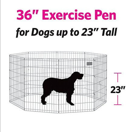MidWest Homes for Pets 36-Inch Exercise Pen, for Indoor and Outdoor Use - Image 7
