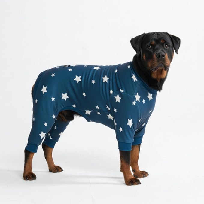 Spark Paws Dog Pajama, Dog Recovery Suit Male, Ultra-Soft and 4-Way Stretch by SparkPaws