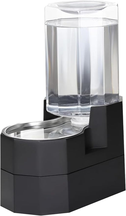 Sfozstra Gray 7L Raised Gravity Dog Water Dispenser by Sfozstra