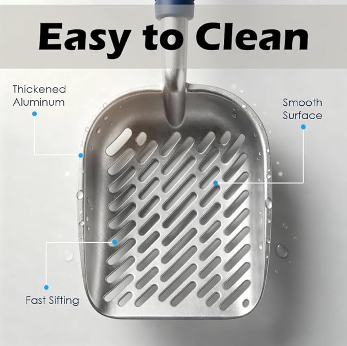 Heavy-Duty Metal Cat Litter Scoop - Image 4