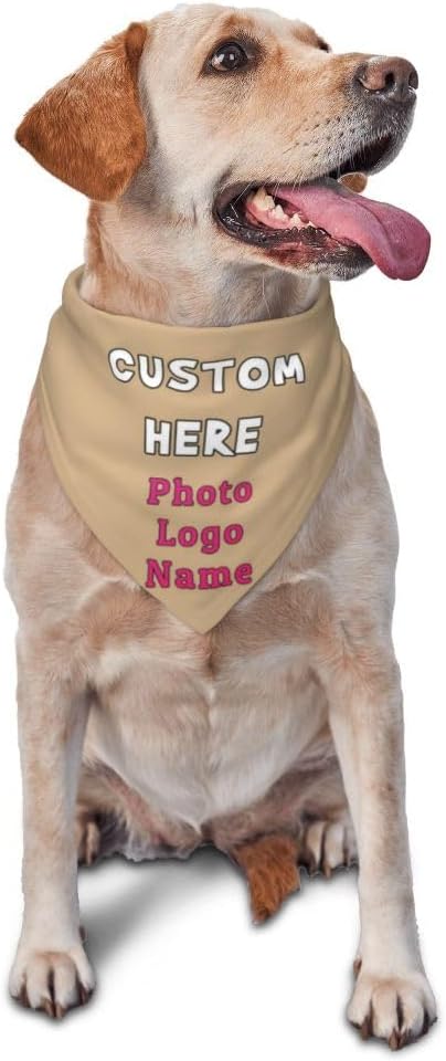 Personalized Dog Scarf Custom Pet Scarf by YURIOPF