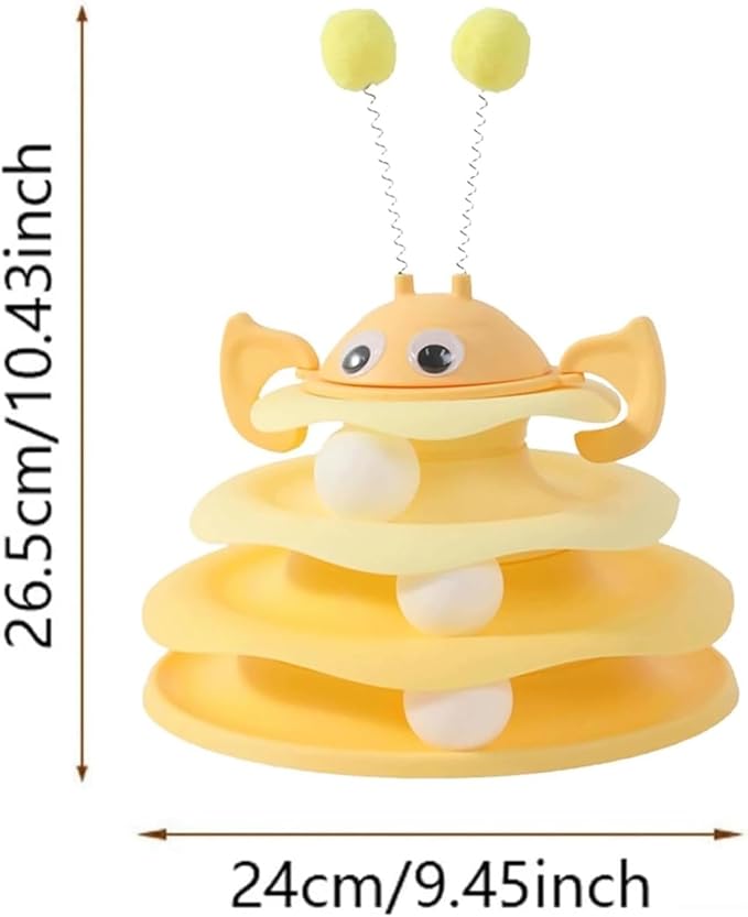 Interactive 3-Layer Cat Toy Tower, Interactive 3-Layer Cat Toy Tower - Image 7