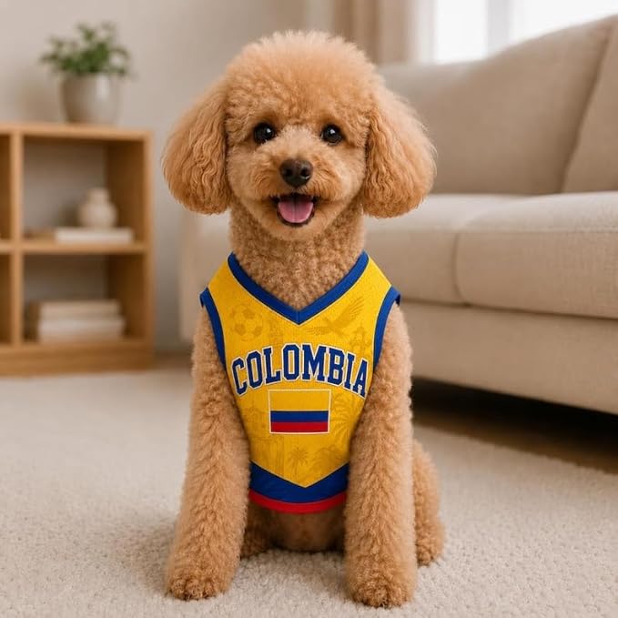 V-DECORPARKS Personalized Pet Soccer Jersey Custom Name Number Dog Cat Football - Image 4