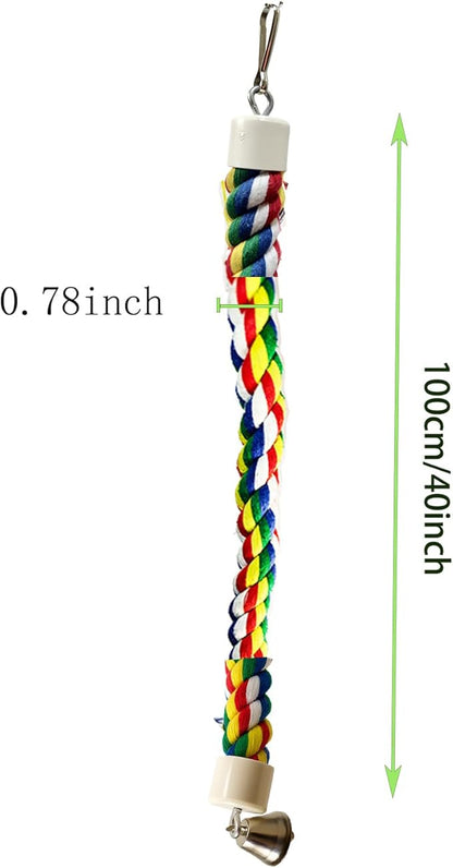 Bird Rope Perch & Birds Swing Set - Image 8