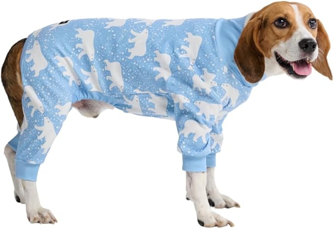 Spark Paws Dog Pajama, Dog Recovery Suit Male, Ultra-Soft and 4-Way Stretch by SparkPaws