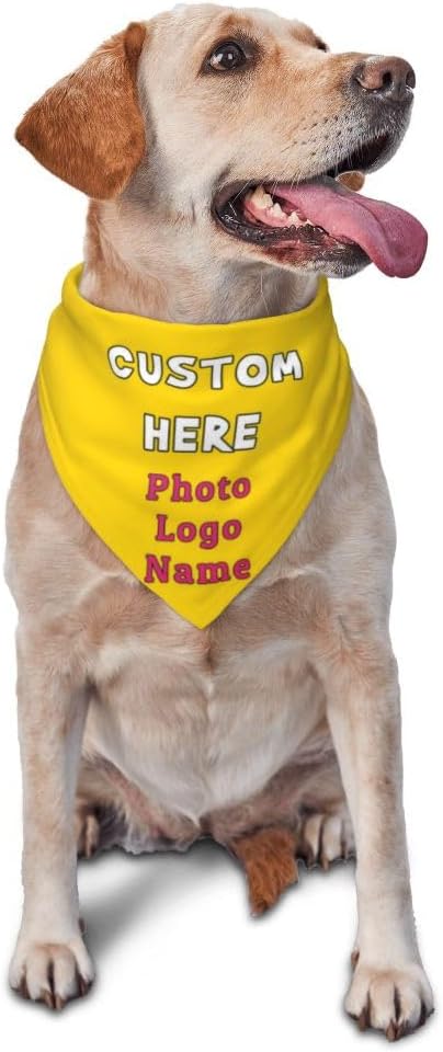 Personalized Dog Scarf Custom Pet Scarf by YURIOPF