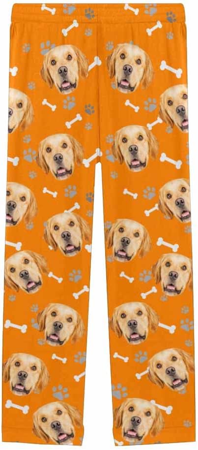 Personalized Pajama Pants for Women Custom Photo Face Printed Pajama Bottoms - Image 3