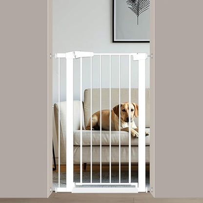 Fairy Baby 24.5"-29.5" Inch Narrow Baby Gate, Metal Safety Child Gate Auto Close by FairyBaby