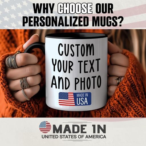 Personalized Coffee Mug with Photo – Custom Picture Mug, Design Your Own - Image 6