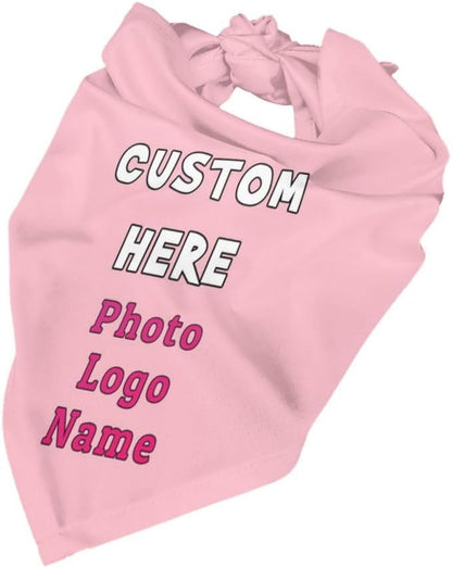 Custom Pet Scarf Dog Bandana, Personalized Triangle Bib Suitable - Image 4