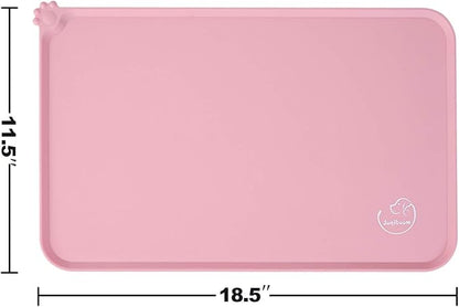 Silicone Waterproof Dog Cat Pet Feeding Mats, Non Slip, Easy Clean Pet Dog Cat - Image 3