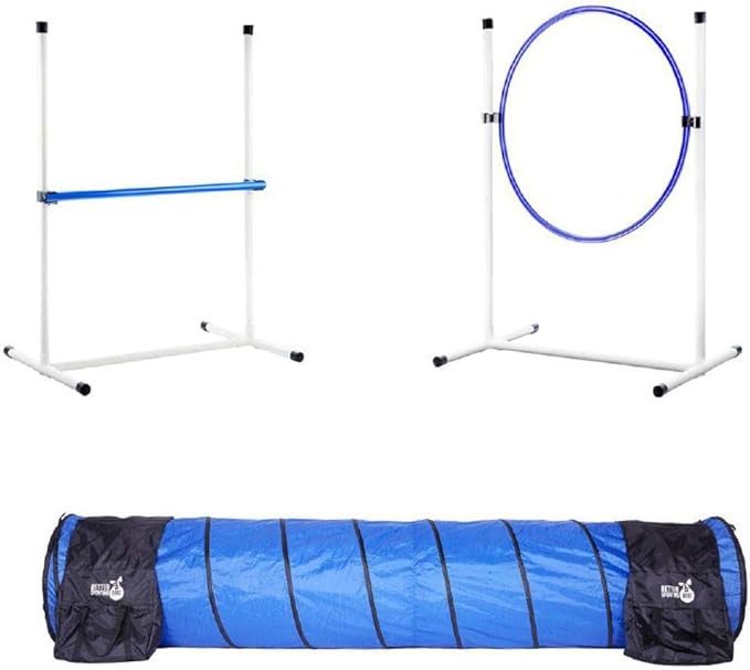 Better Sporting Dogs 3 Piece Essential Dog Agility Equipment Set | Agility Jump by BetterSportingDogs