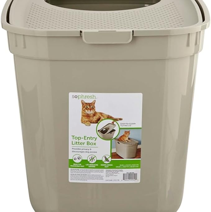 So Phresh by Petco Top-Entry Litter Box Tan 23.2" L X 15.4" W X 15" H - Image 9