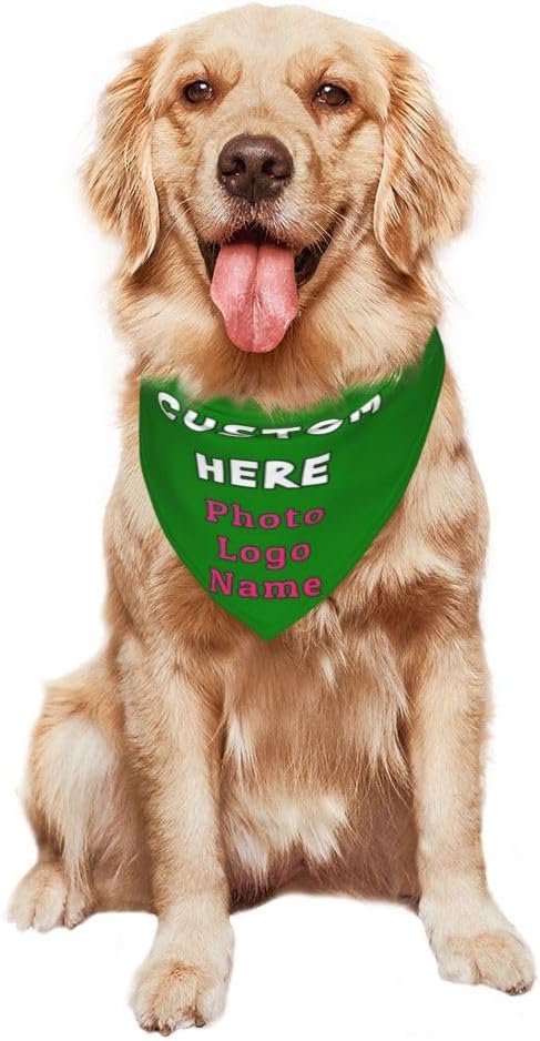 Custom Pet Scarf Dog Bandana, Personalized Triangle Bib Suitable - Image 7