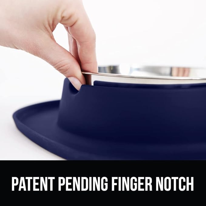 GORILLA GRIP Feeding Mat Bowl Set, 3 Cup 100% Waterproof BPA Free Silicone - Image 9