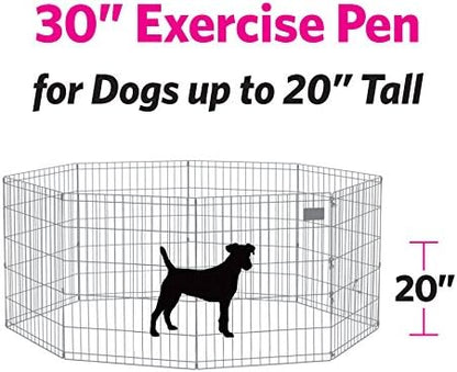 MidWest Homes for Pets 30-Inch Exercise Pen, for Indoor and Outdoor Use - Image 4