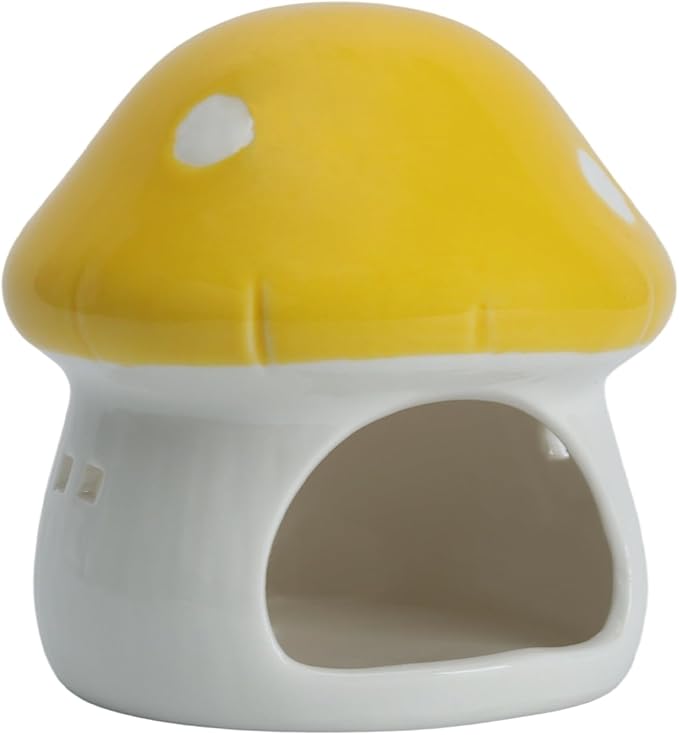 Cute Aquarium Mushroom House Betta Fish Tank Accessory Decor Mini Ceramic Fish - Image 8
