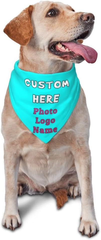 Personalized Dog Scarf Custom Pet Scarf by YURIOPF
