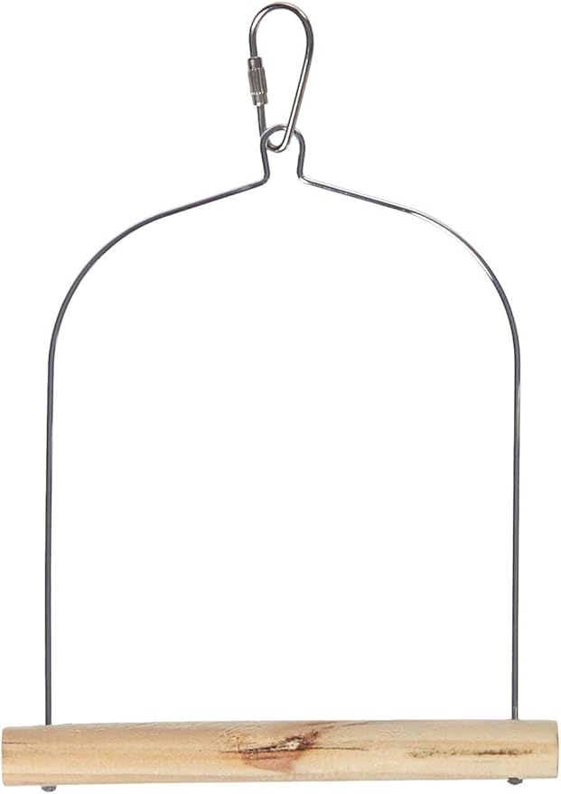Prevue Pet Products Natural Wood Birdie Basics Birch & Wire Swing by PrevuePetProducts