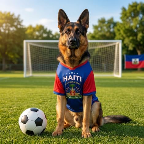 V-DECORPARKS Personalized Pet Soccer Jersey Custom Name Number Dog Cat Football - Image 2