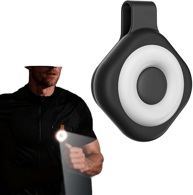 Magnetic Running Lights for Runners, Ultra Bright Clip On Flashlight, by TSKVT