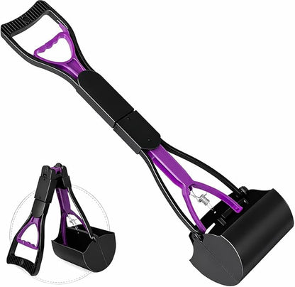Portable Pooper Scooper for Dogs & Cats – Long Handle, Lightweight, Durable by HugPaws