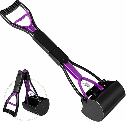 Portable Pooper Scooper for Dogs & Cats – Long Handle, Lightweight, Durable by HugPaws