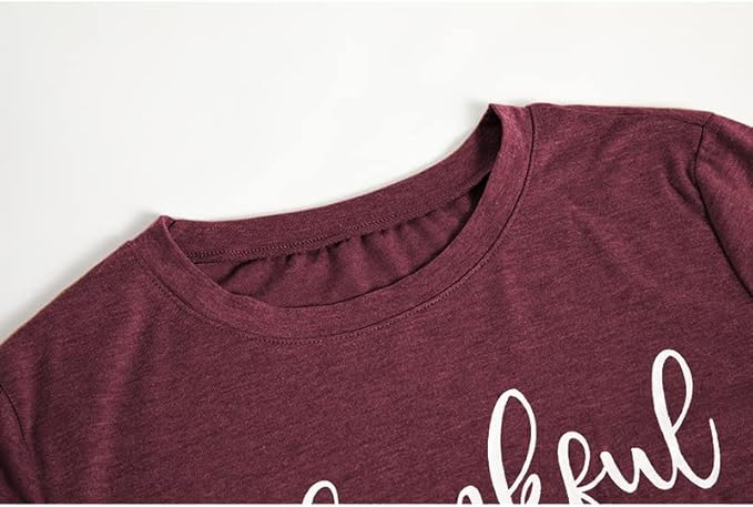 NIUBIA Women's T Shirts Summer Tops Simple Heart Graphic Shirts Sayings Short - Image 3