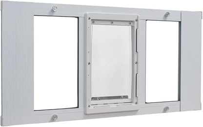 Ideal Pet Products Aluminum Sash Window Pet Door, Adjustable to Fit Window by IdealPetProducts