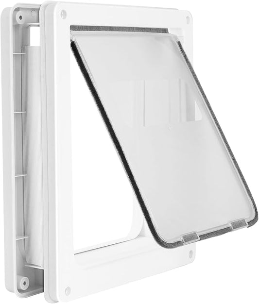 Large Doggie Door with Magnetic Locking Panel by Lessmon