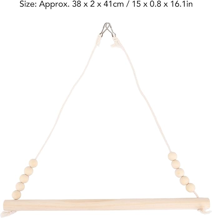 2PCS Triangle Bird Swing Toys Hummingbird Swings and perches Easy to Install - Image 2