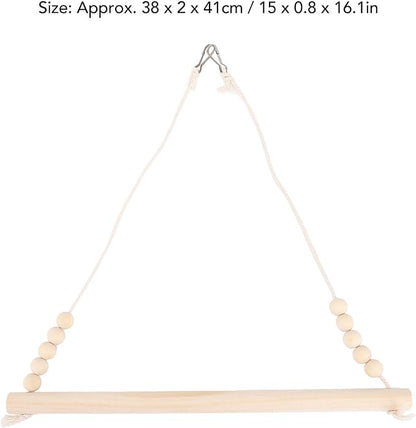 2PCS Triangle Bird Swing Toys Hummingbird Swings and perches Easy to Install - Image 2
