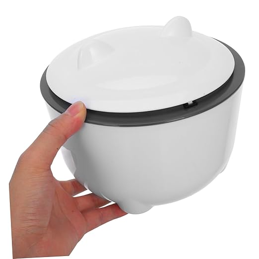 POPETPOP 1set Enclosed Cat Litter Disposal Bin Odor-Sealing Lid Large Capacity - Image 7
