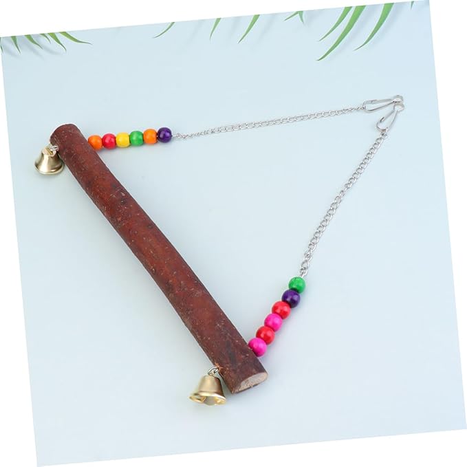 Yardwe Parrot Wooden Hanging Swing - Image 9