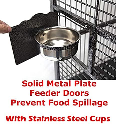 64" Extra Large Corner Flight Bird Parrot Cage - Image 3