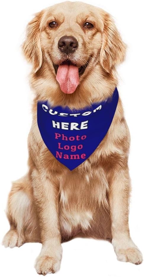 Custom Pet Scarf Dog Bandana, Personalized Triangle Bib Suitable - Image 7