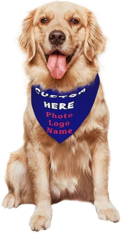 Custom Pet Scarf Dog Bandana, Personalized Triangle Bib Suitable - Image 7