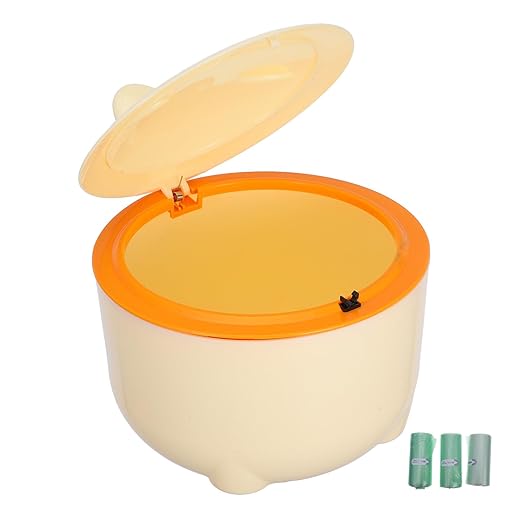 Enclosed Cat Litter Disposal Bin by Unknown