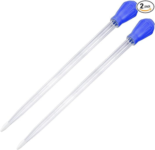 17.7inch Aquarium Siphon/Fish Feeder/Tank Cleaner/Coral Feeding Tube/Water by Gostur