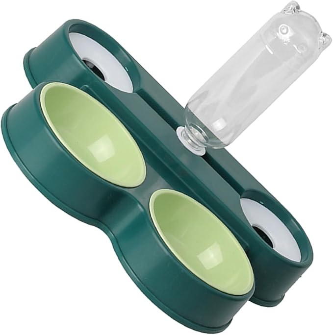 4 in 1 Pet Food Feeders with Automatic Water Bottle Bowl, Double Bowl Dog - Image 5