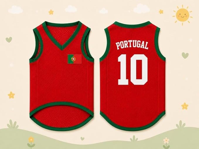 V-DECORPARKS Personalized Pet Soccer Jersey Custom Name Number Dog Cat Football - Image 5