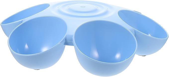 SHINEOFI Flower-Shaped Multiple Pet Feeding Bowl Plastic Cat Food Dispenser by Unknown