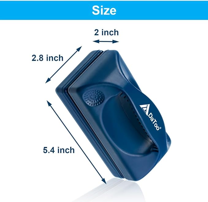 DaToo Aquarium Mini Magnetic Scrubber Scraper Small Fish Tank Cleaner Nano - Image 2